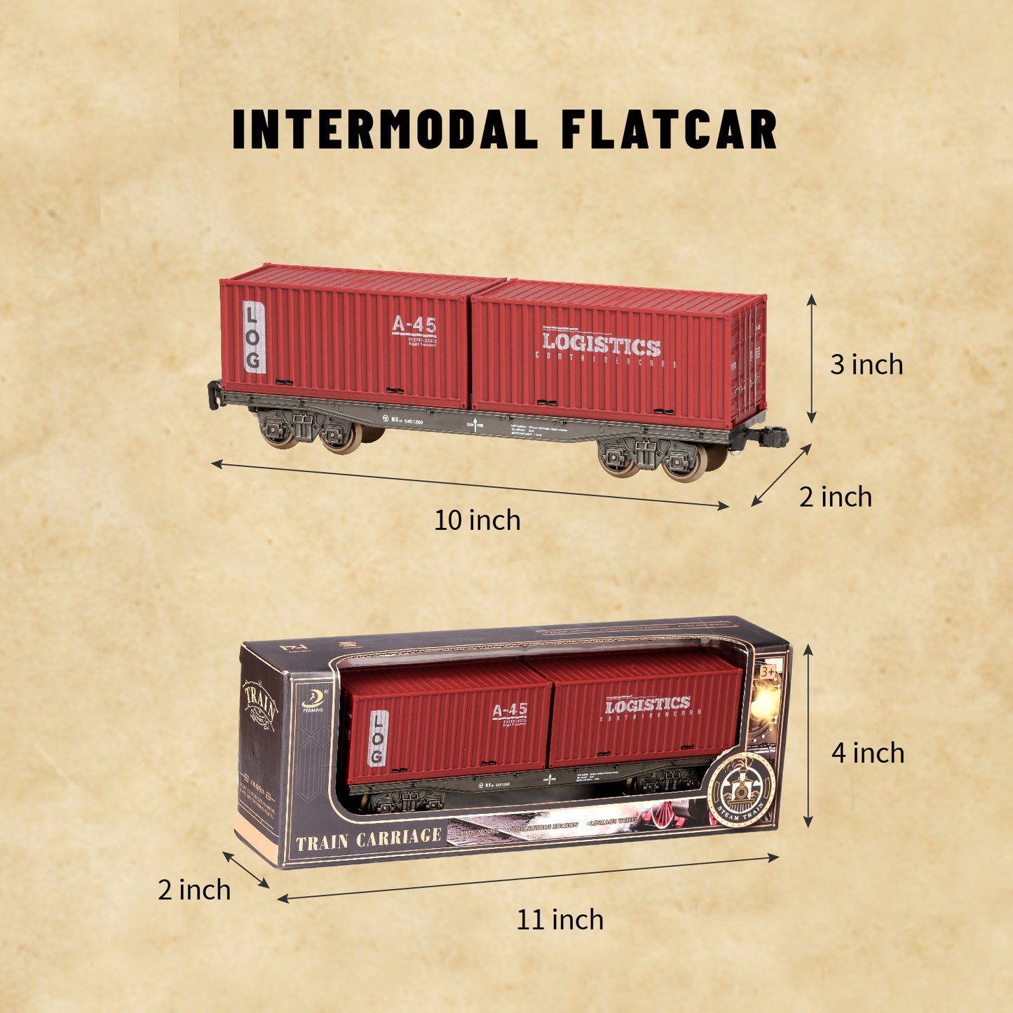 B4 NX Intermodal Flatcar